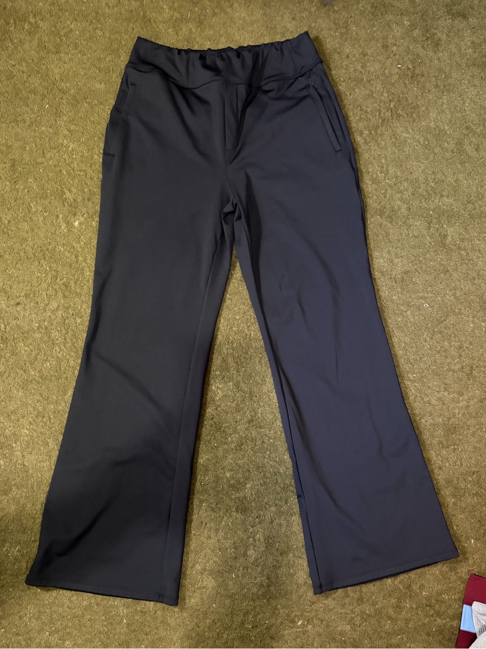 HALARA Flex DayStretch Mid Rise Side Zipper Work Flare Pants